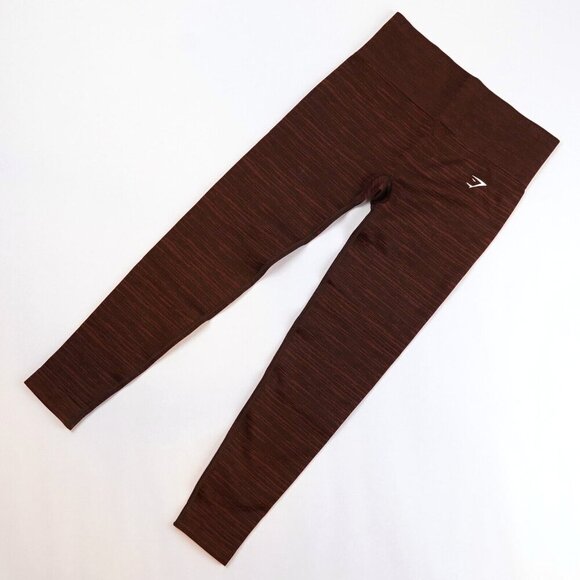 Gymshark Adapt Marl Seamless Leggings Brown - Size Medium - EUC - Picture 3 of 6